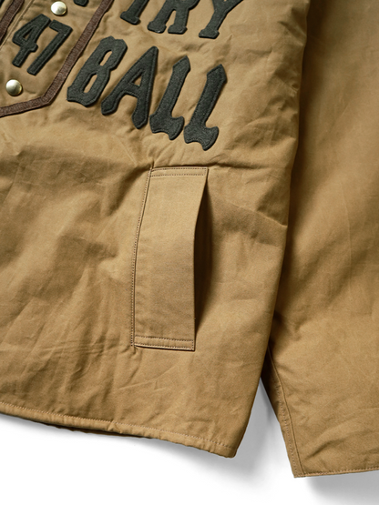 Kapital Cotton Weather Oil Coated Baseball Blouson