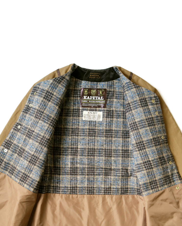 Kapital Cotton Weather Oil Coated Baseball Blouson