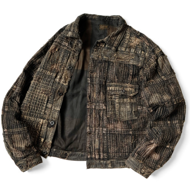 Kapital TEACORE Black Boro Spring 1st Jacket