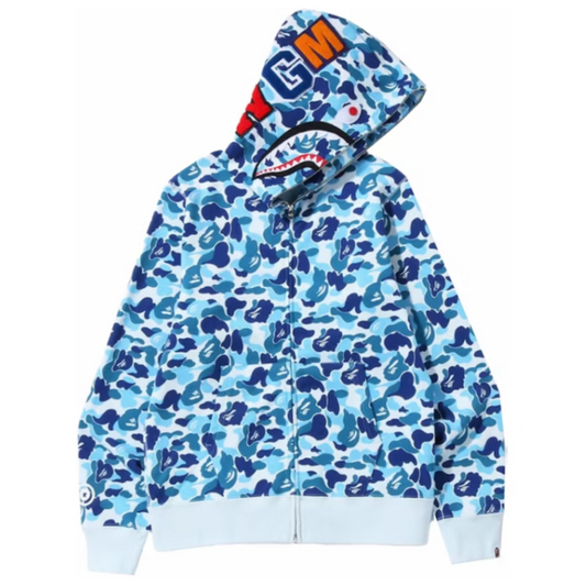 BAPE ABC Camo Shark Full Zip Hoodie