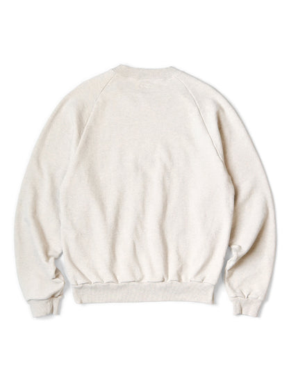 Kapital Top Fleece Raglan Crew Sweatshirt (TH.DDPEACE Print)