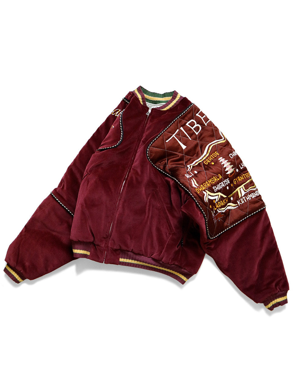 Kapital Velveteen Siamese Bomber Jacket (Beautiful TIBET)