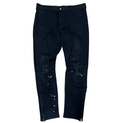 Number (N)ine Paint Splatter Distressed Jeans