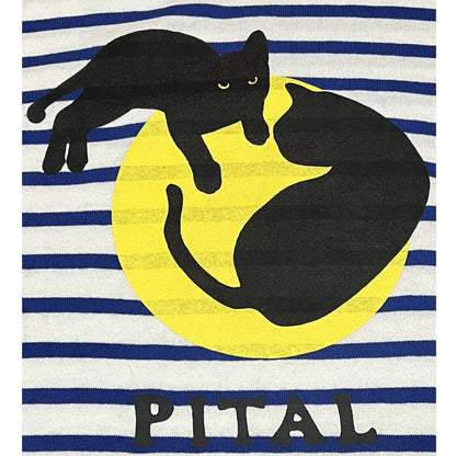 Kapital Border Cat Crew Tee