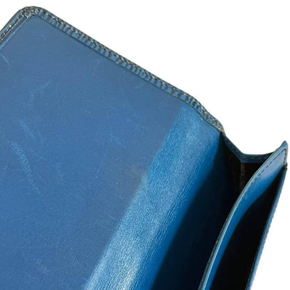 Louis Vuitton Blue Epi Long Wallet