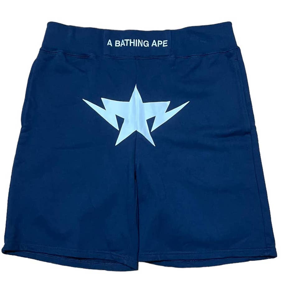 Bape Twinsta Sweat Shorts Navy