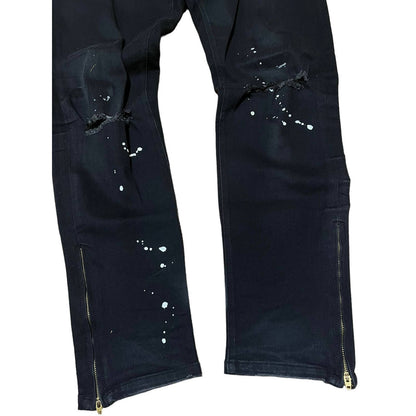 Number (N)ine Paint Splatter Distressed Jeans