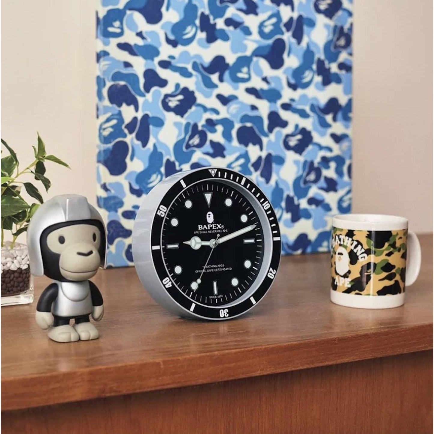 Bape Bapex Table Clock