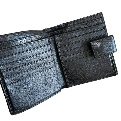 Gucci Monogram Bifold Wallet Black