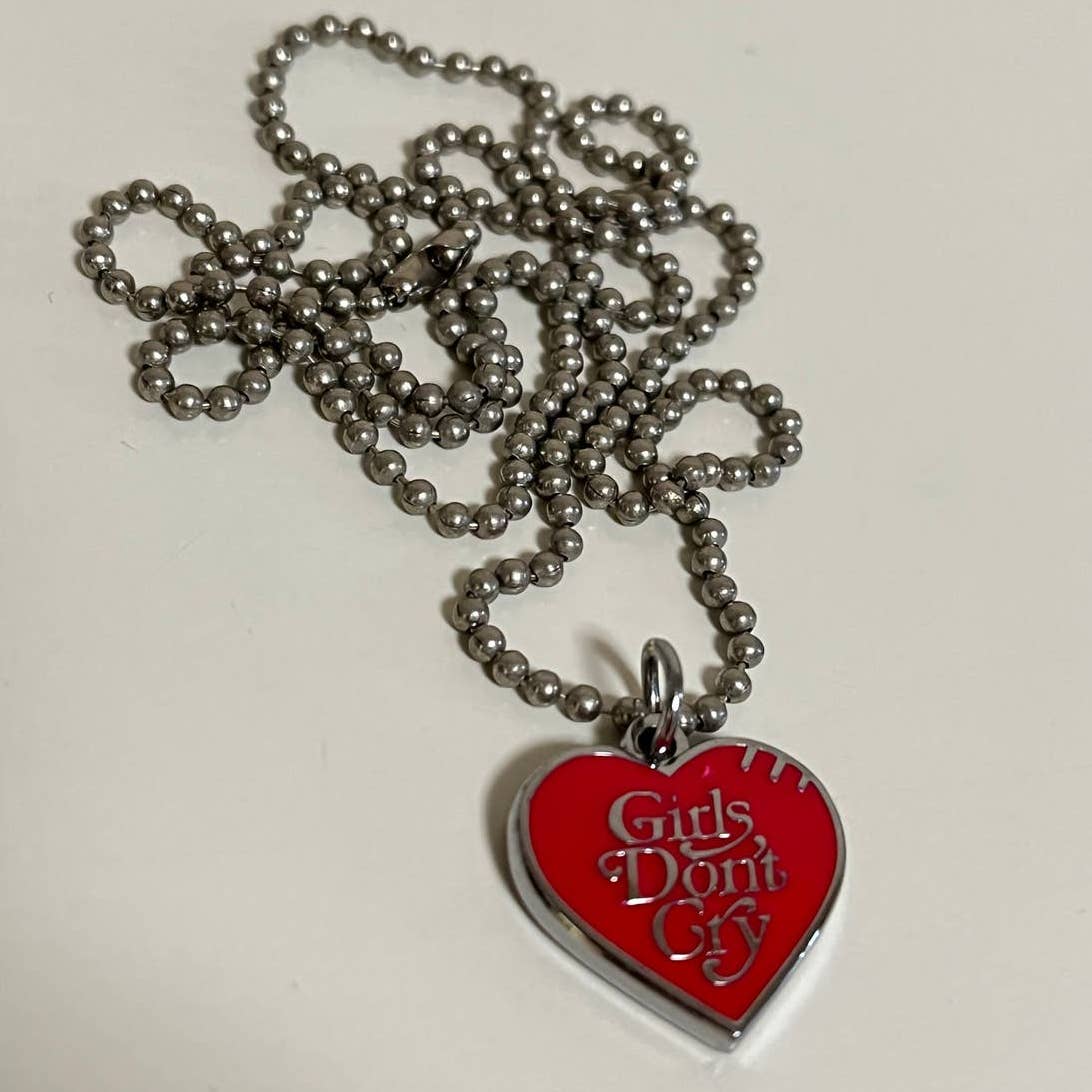 Human Made Girls Don't Cry Necklace