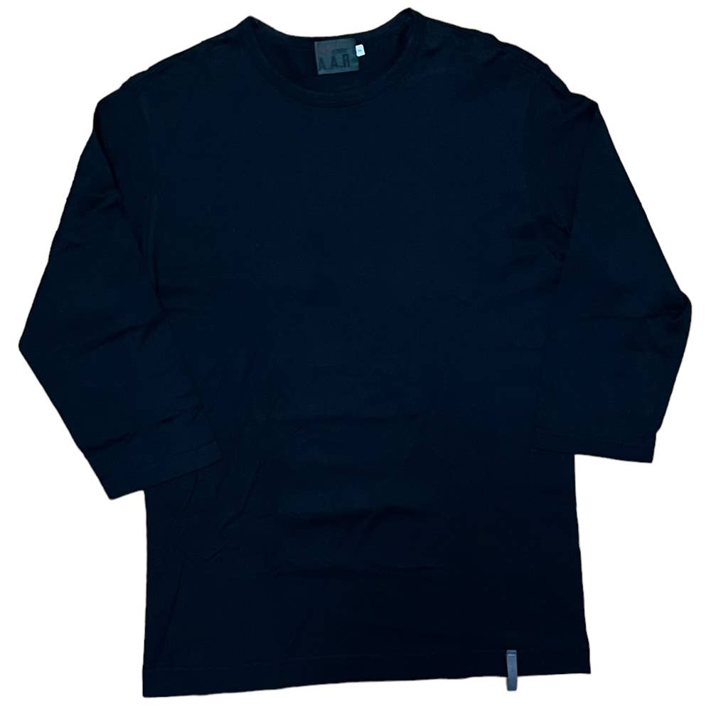 Yohji Yamamoto AAR Three Quarter Sleeve Shirt Black