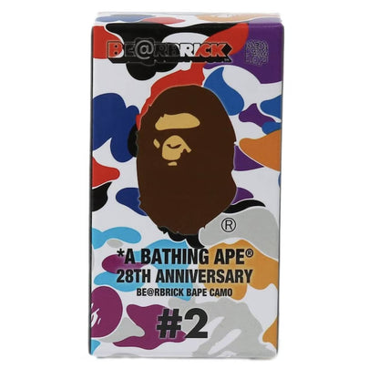 Bape x Bearbrick Paris Camo 100%