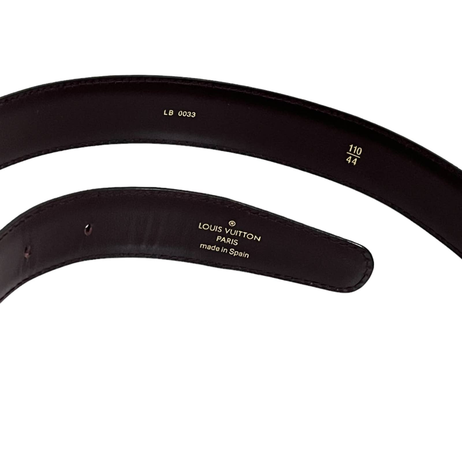 Louis Vuitton Monogram LV Buckle Belt - 110 / 44