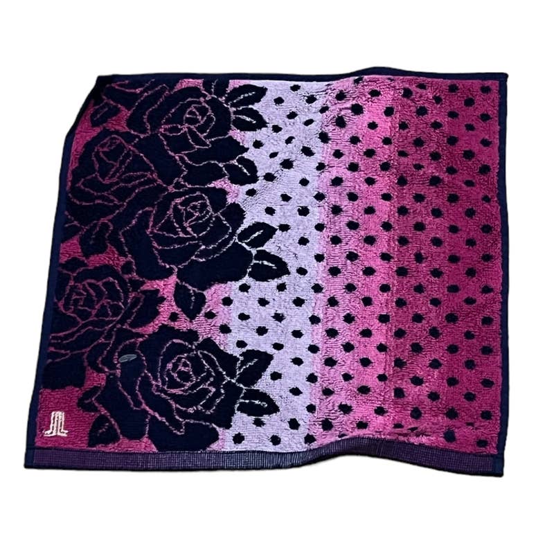 Lanvin Floral Face Cloth Pink/Purple