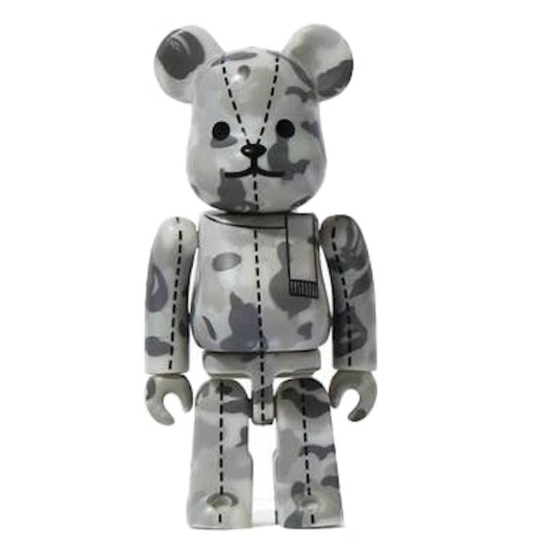 Bape x Bearbrick Harajuku Camo 100%