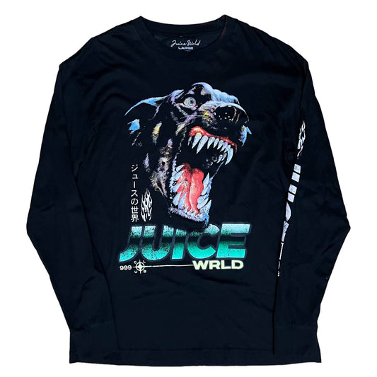 Juice WRLD 999 Club Rottweiler Long Sleeve Black