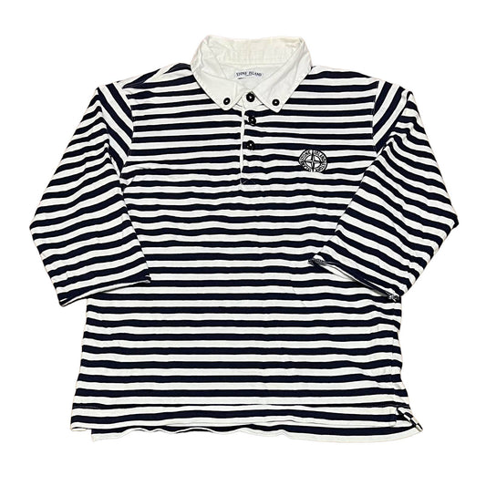 Stone Island Junior Stripe Rugby Shirt