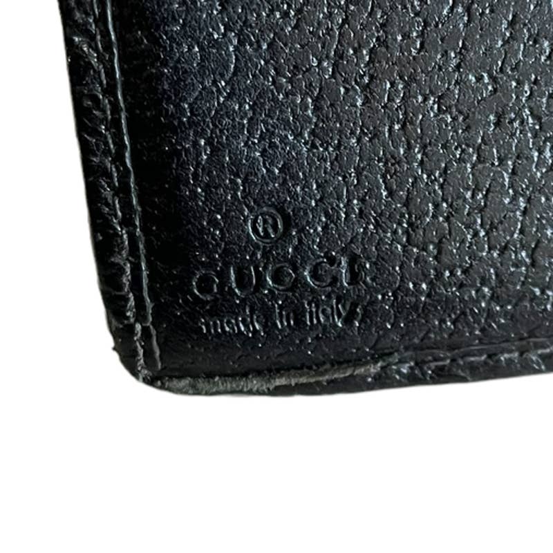 Gucci Monogram Bifold Wallet Black