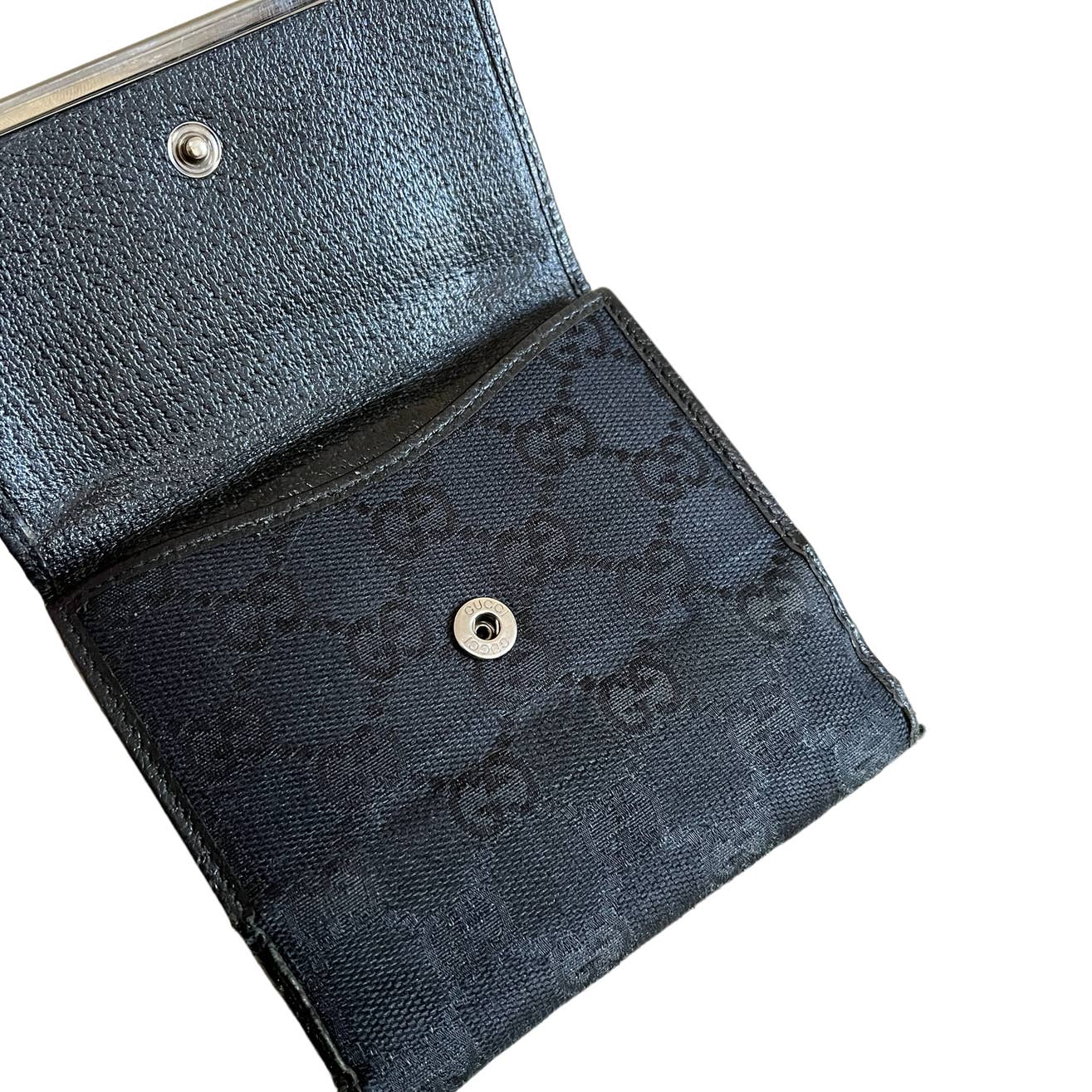 Gucci Monogram Bifold Wallet Black