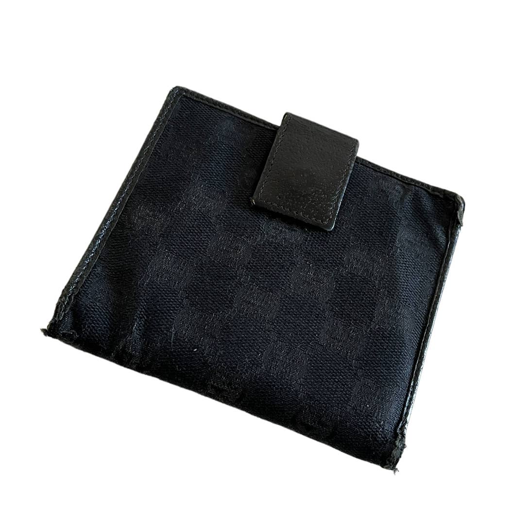 Gucci Monogram Bifold Wallet Black