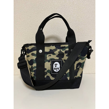 Bape 1st  Camo Tote Bag Yellow