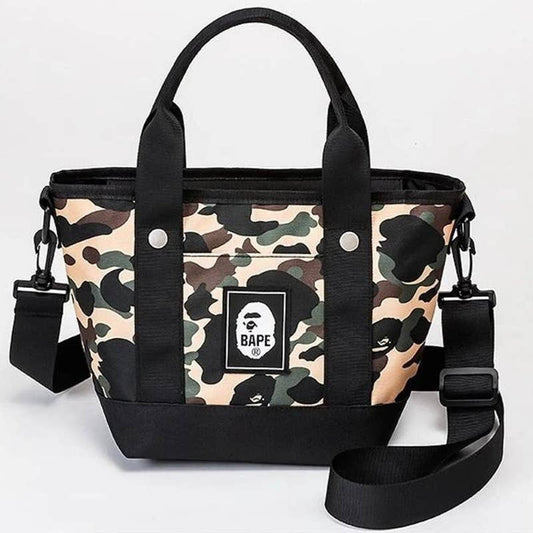 Bape 1st  Camo Tote Bag Yellow