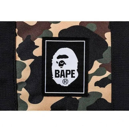 Bape 1st  Camo Tote Bag Yellow