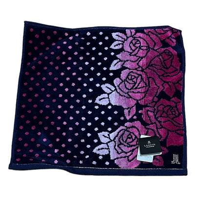 Lanvin Floral Face Cloth Pink/Purple